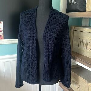 Beautiful summer sweater Jones of NY size L navy